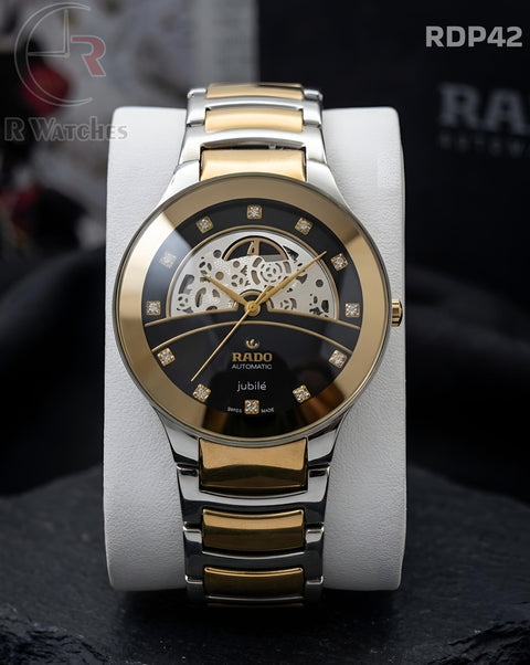 (OS5)🖤⭐ Rado new dual tone black (RDP42)