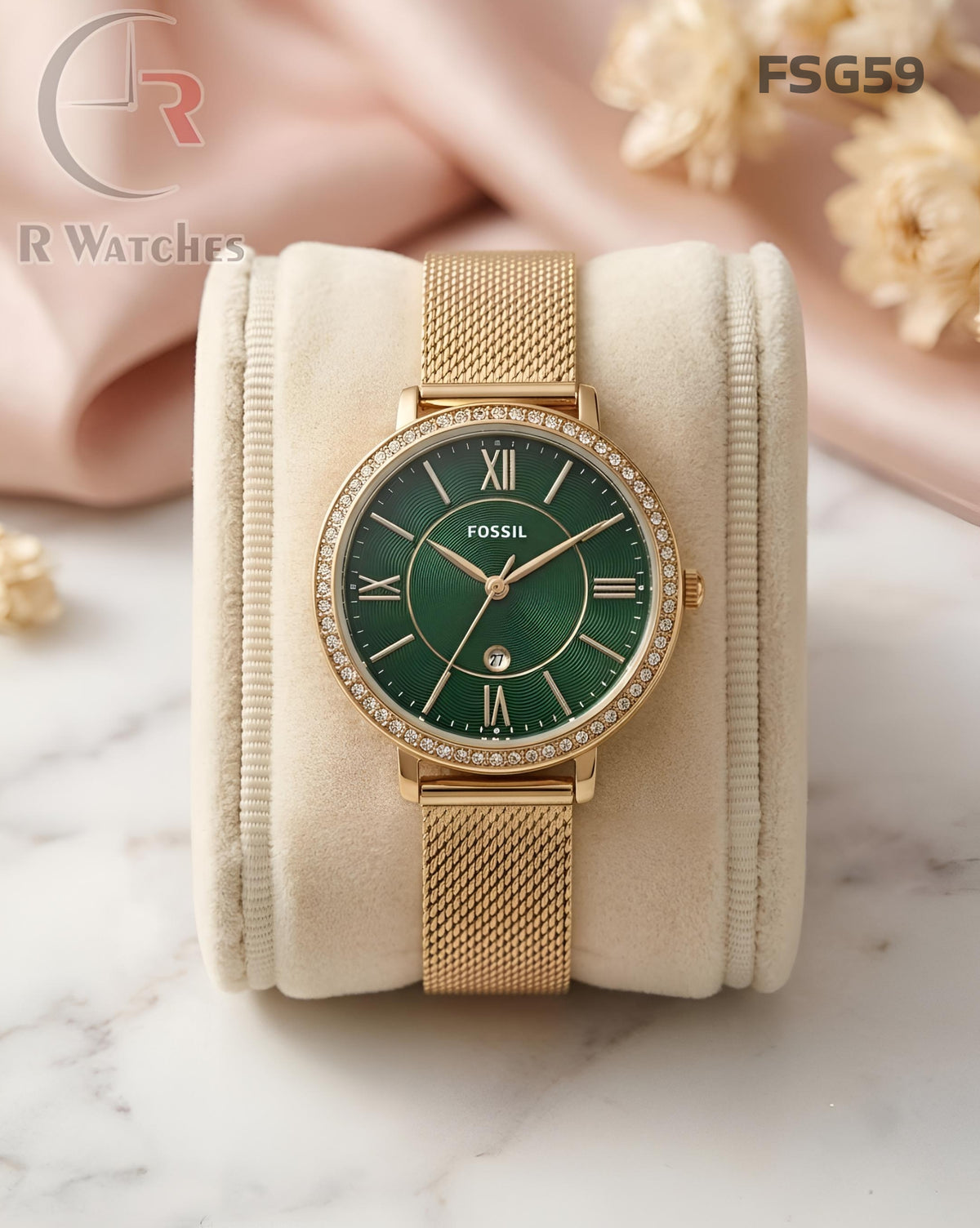 (OS)🖤⬆️ Fossil Girls Gold Green (FSG59)