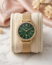 (OS)🖤⬆️ Fossil Girls Gold Green (FSG59)