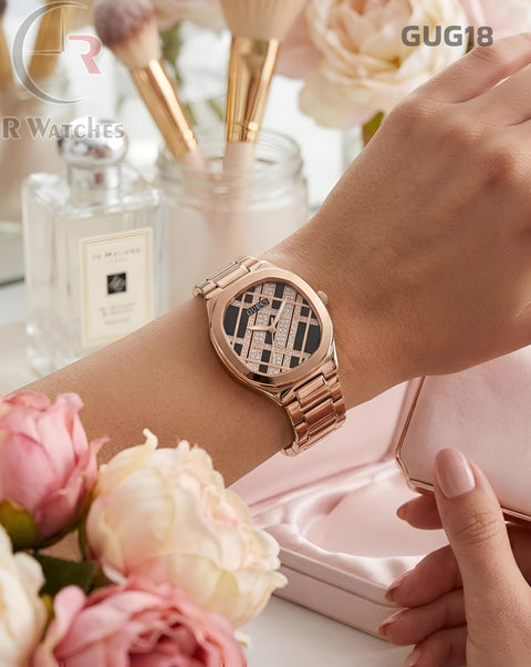 (OS)🖤⭐ Guess Girls Rose Gold Black (GUG18)
