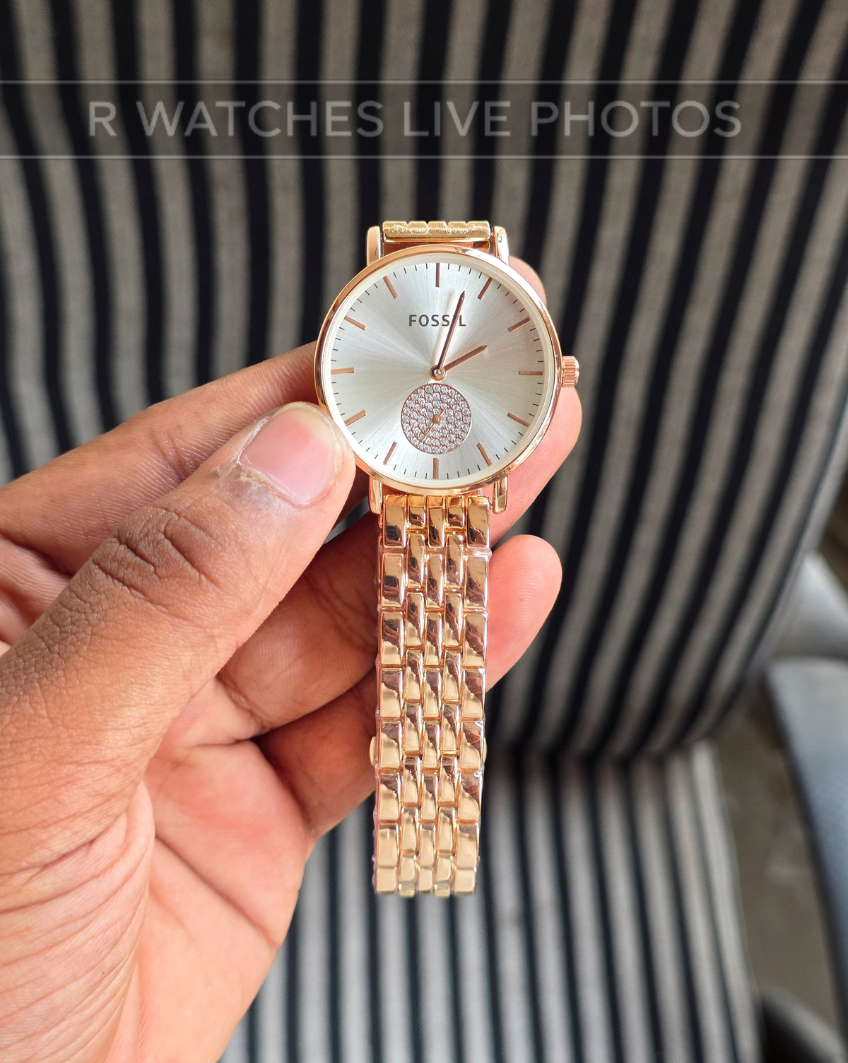 (SS)🖤⬆️⭐ Fossil Girls Rose Gold Pink (FSG23)
