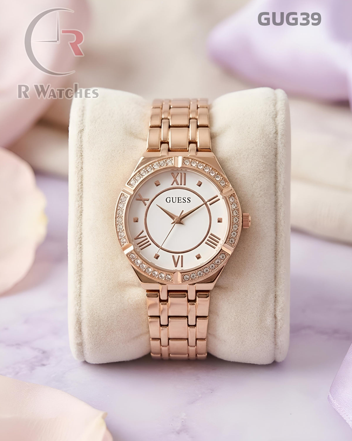 (OS)🖤⭐ Guess girls rose gold white (GUG39)