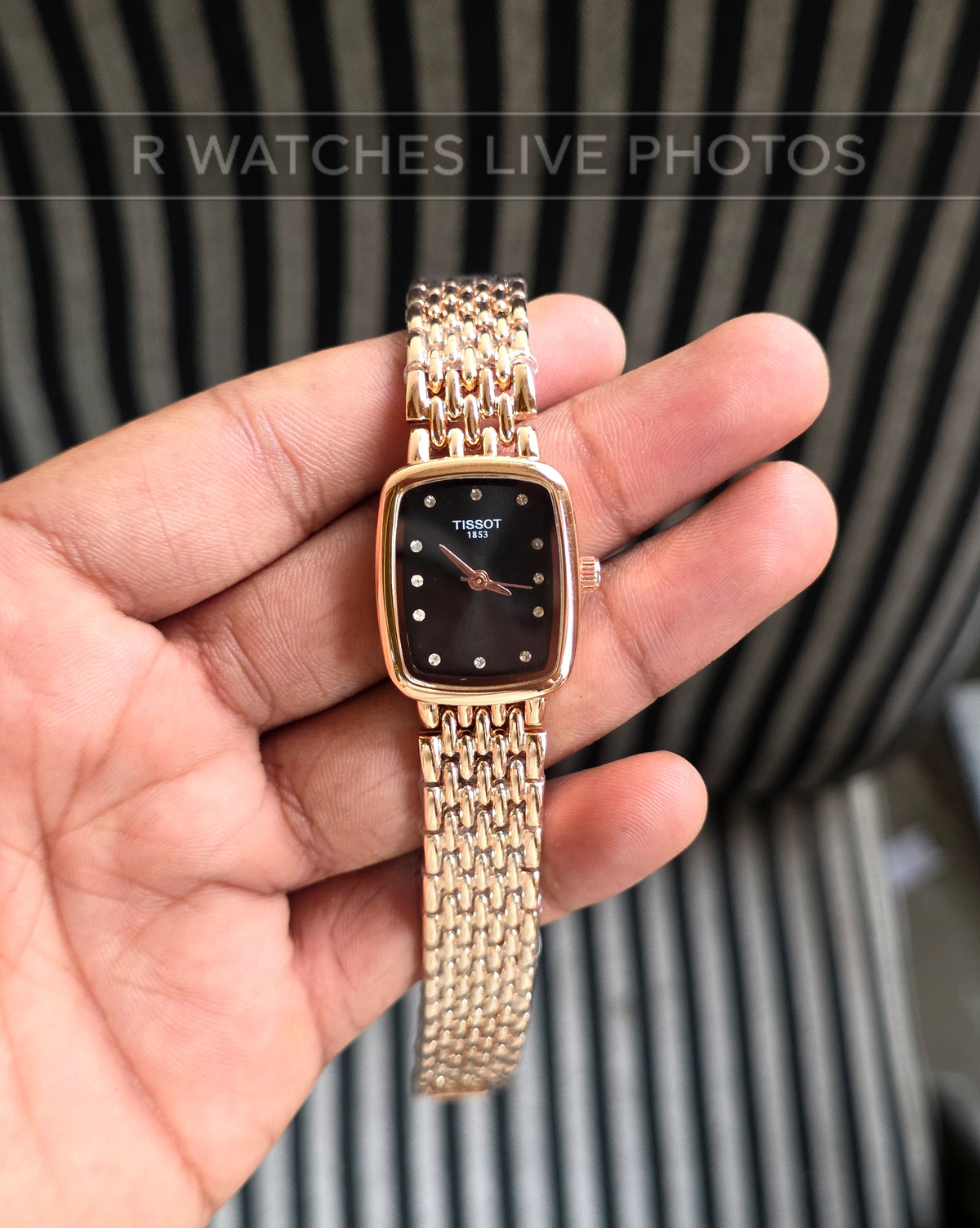 (OS)📷⭐ Tissot Girls Rose Gold Black (TSG9)