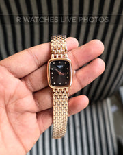 (OS)📷⭐ Tissot Girls Rose Gold Black (TSG9)