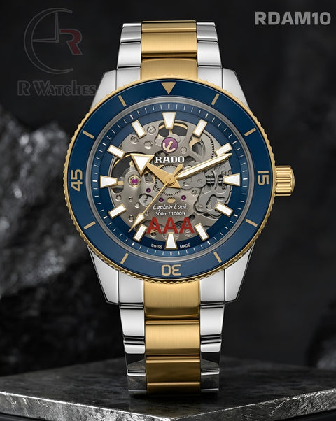 (OS)🖤⭐ Rado Automatic Dual Tone Blue (RDAM10)