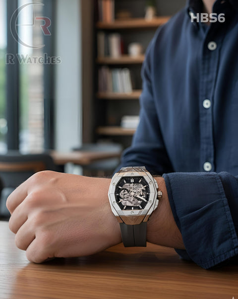 (SS)🖤⬆️ Hublot Spyder silver grey (HBS6)