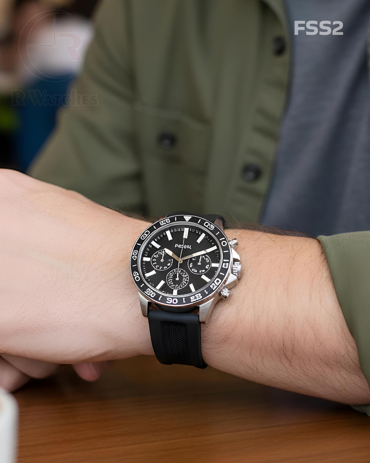 (OS2)🖤⬆️⭐ Fossil Silicon Silver Black Silicon Black (FSS2)