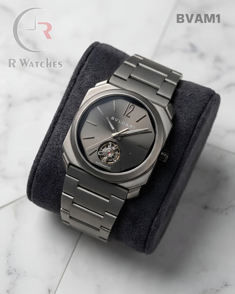 (SS)🖤⭐ Bvlgari Automatic Silver Green (BVAM1)