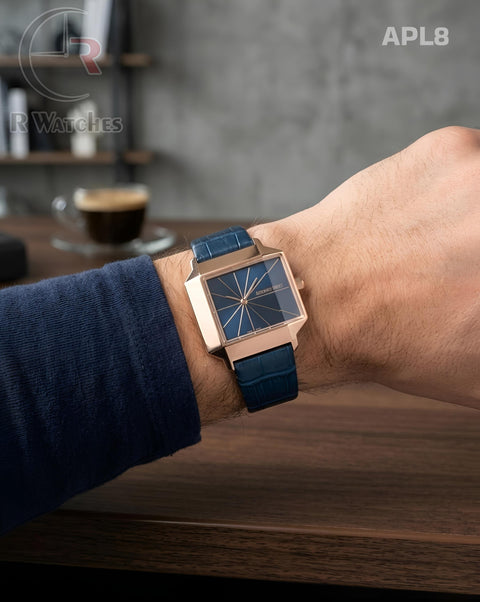 (SS)🖤⬆️ AP Leather Blue Rose Gold (APL8)