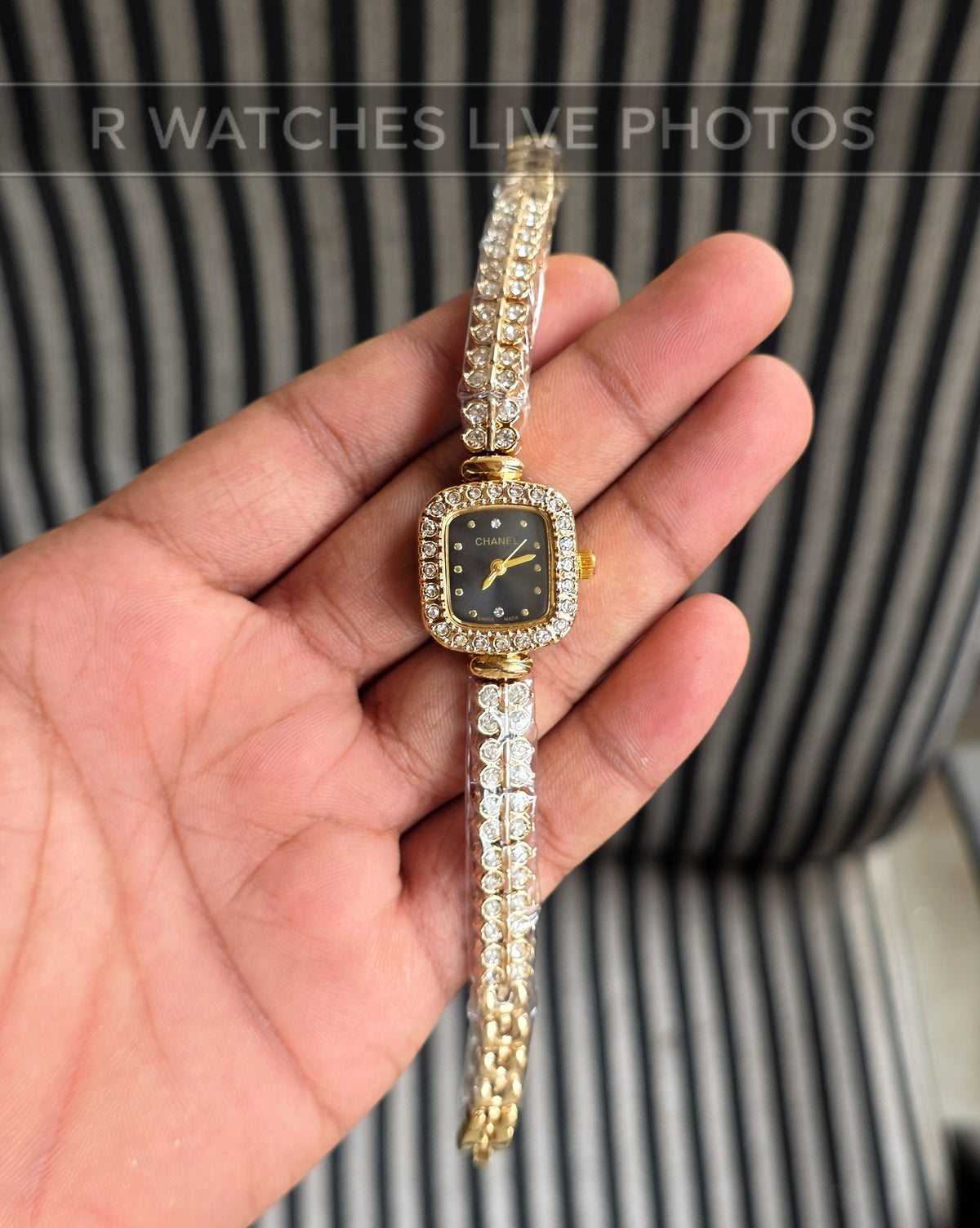(OS)🖤⭐ Chanel Girls Diamond Rose Gold Black (CHG9)