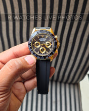 (OS2)📷⭐ Rolex Silicon Gold Black Dial (RXS3)