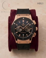 (OS)🖤⬆️ Hublot Heavy Leather Rose Gold Black (HBL1)