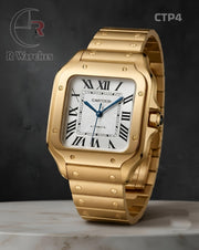 (SS)🖤⭐ Cartier Gold White Roman (CTP4)