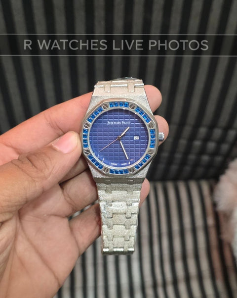 (OS)🖤⬆️ AP Diamond Edition Silver Nevy Blue (APP8)