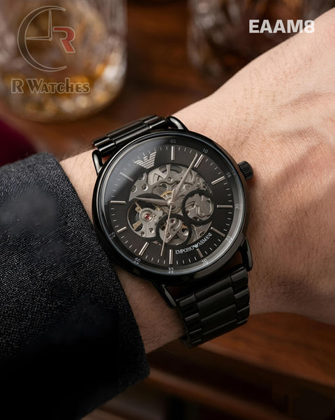 (OS)🖤⬆️ Armani Automatic Full Black (EAAM8)