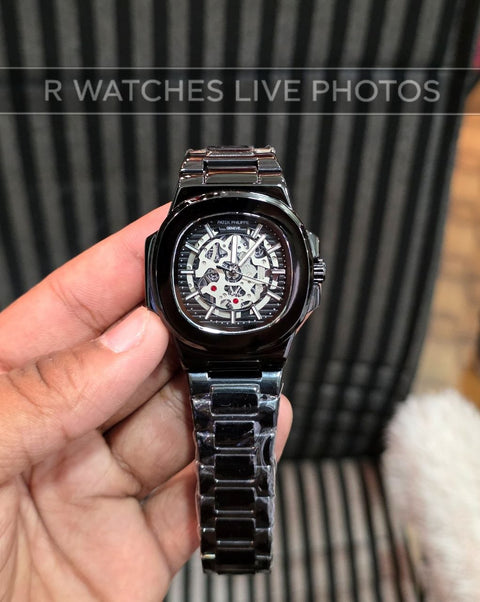 (OS)🖤⭐ Patek Philippe Machinery Full Black (PPP32)