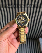 (OS)📷⬆️⭐🔁 Rolex automatic metal Gold Black (RXAM39)