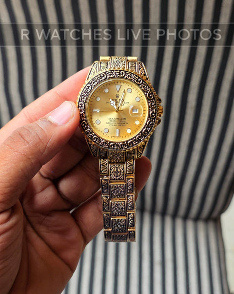 (SS)📷⭐ Rolex Rajwadi full gold (RXP54)