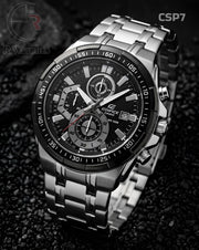(SS)🖤⬆️⭐ Casio Edifice silver black (CSP7)