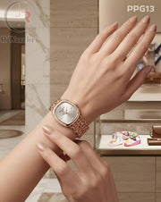 (SS)🖤⭐ Patek Philippe Girls Diamond Rose Gold White (PPG13)