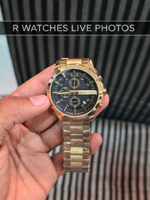 (SS)🖤⭐ AX Gold Black Dial (AXP3)