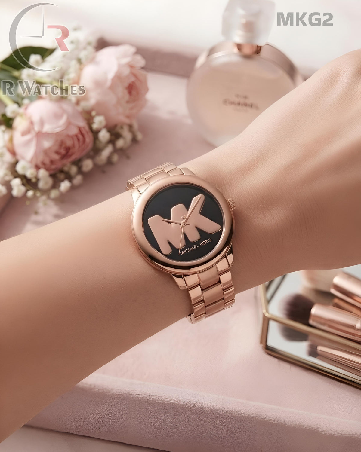 (OS)🖤⭐ MK Girls Rose Gold Black (MKG2)