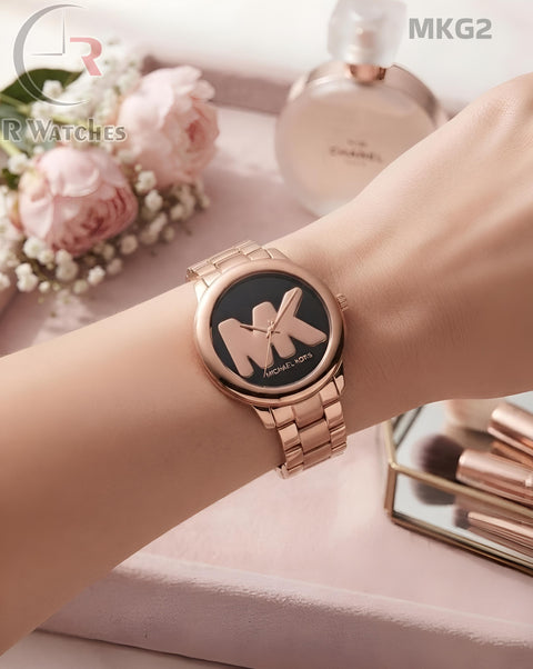 (OS)🖤⭐ MK Girls Rose Gold Black (MKG2)