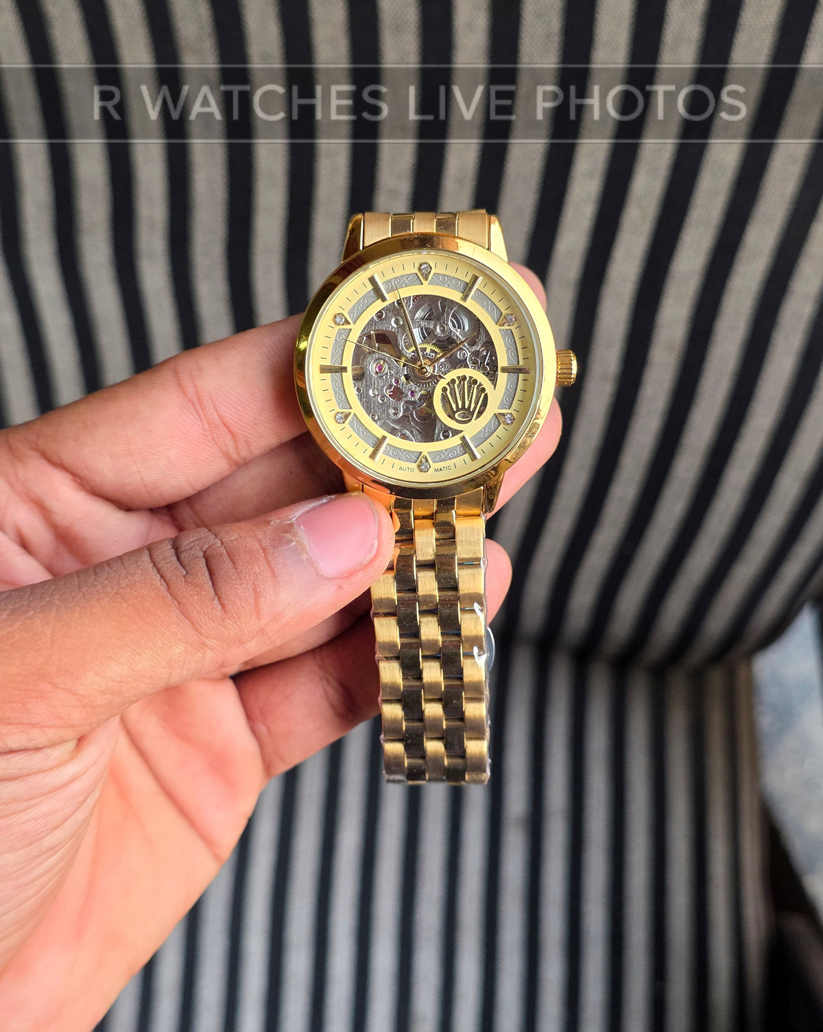 (OS)📷⭐ Rolex Automatic Full Gold ( RXAM24)