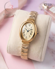 (OS)🖤⭐ Cartier Girls Gold Dial (CTG9)