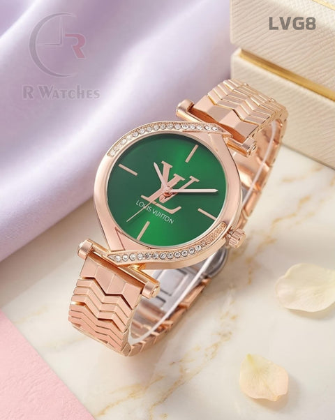 (OS)🖤⬆️ LV Girls Rose Gold Green (LVG8)