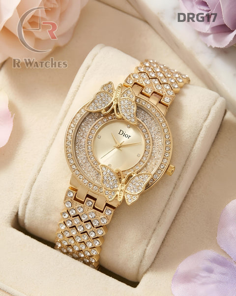 (OS)🖤⬆️⭐🔁 Dior girls new diamond edition full Gold (DRG17)