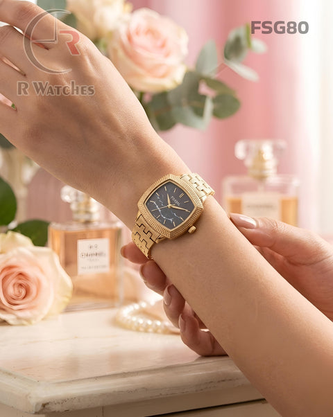 (OS)🖤⭐ Fossil Girls Gold Black (FSG80)