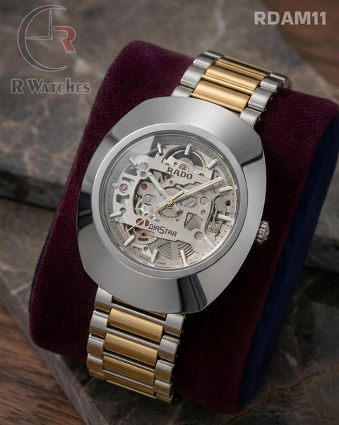 (OS)🖤⬆️ Rado Automatic Dual Tone Silver (RDAM11)