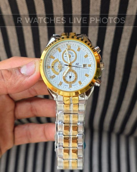 (OS3)🖤⭐ Casio Edifice Dual Tone White (CSP11)