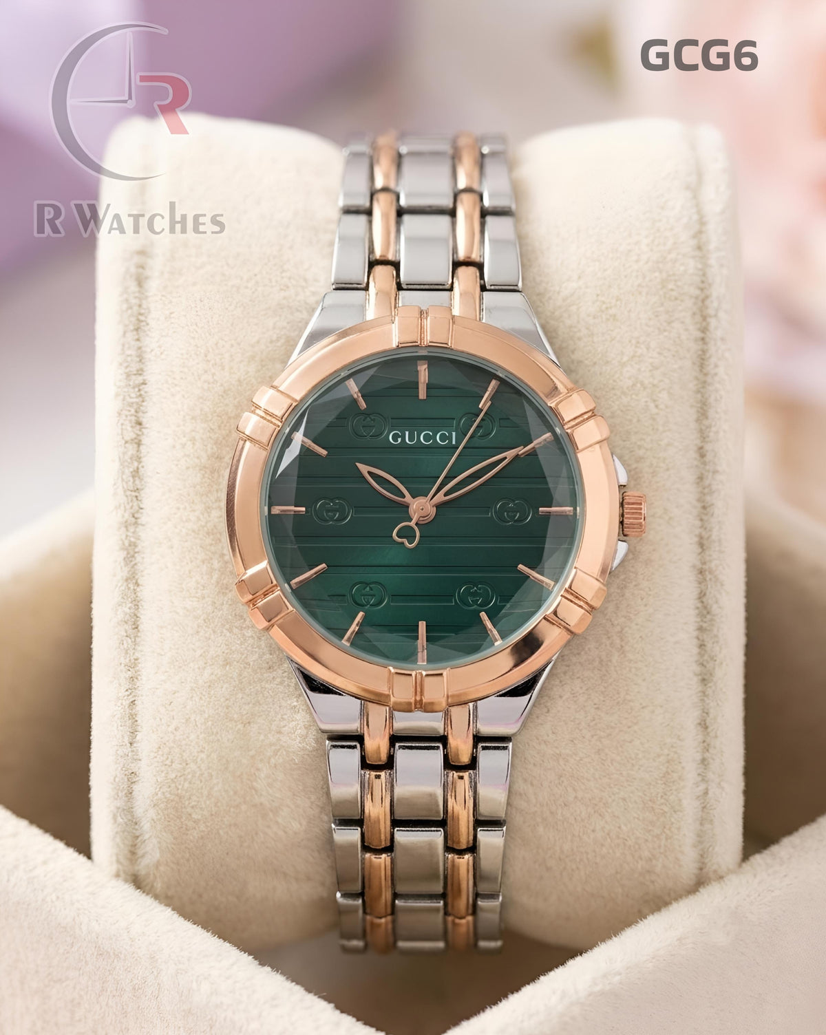 (OS)🖤⭐ Gucci girls dual tone green (GCG6)