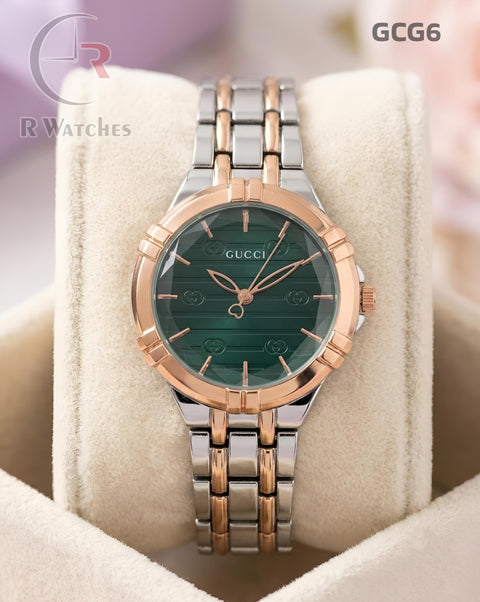 (OS)🖤⭐ Gucci girls dual tone green (GCG6)