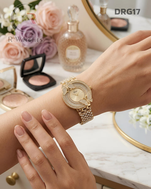 (OS)🖤⬆️⭐🔁 Dior girls new diamond edition full Gold (DRG17)