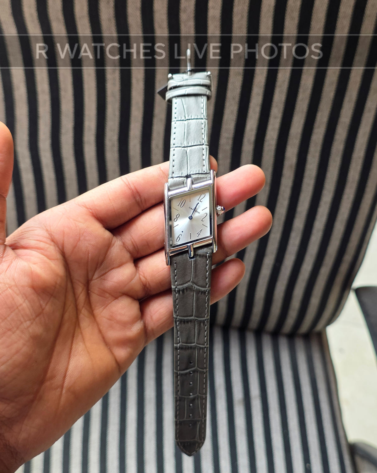 (OS)🖤⭐ Cartier Leather Silver Grey (CTL5)