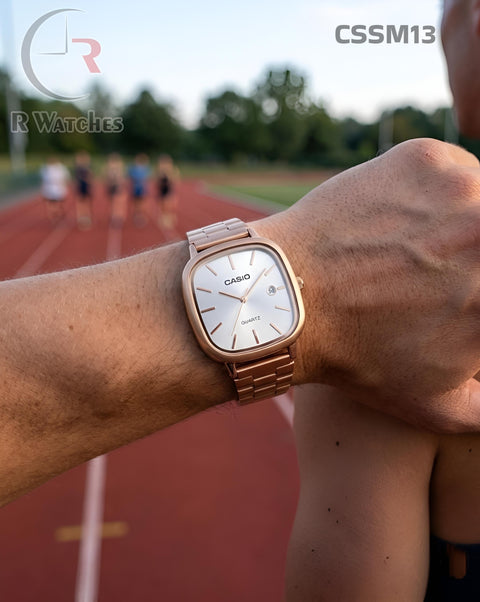 (SS)🖤⬆️ Casio Rose Gold White (CSSM13)