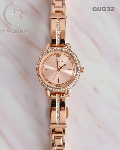 (OS)🖤⬆️⭐ Guess rose gold pink (GUG32)