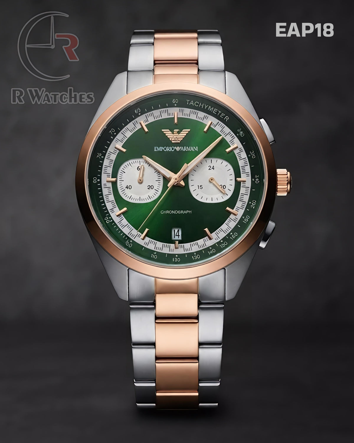 (SS)🖤⬆️⭐ Armani Rose Gold Green (EAP18)