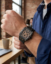(SS)🖤⬆️ Guess Silicon Rose Gold Black (GUS1)