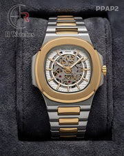 (OS2)🖤⬆️⭐ Patek Philippe dual tone white (PPAP2)