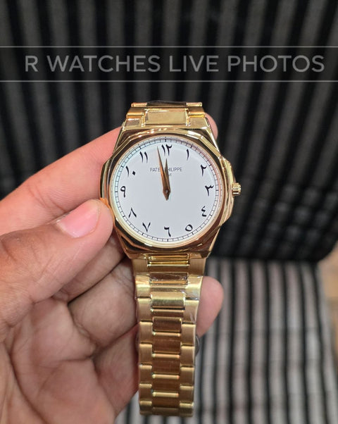 (OS)🖤⭐ Patek philip golden white (PPP21)