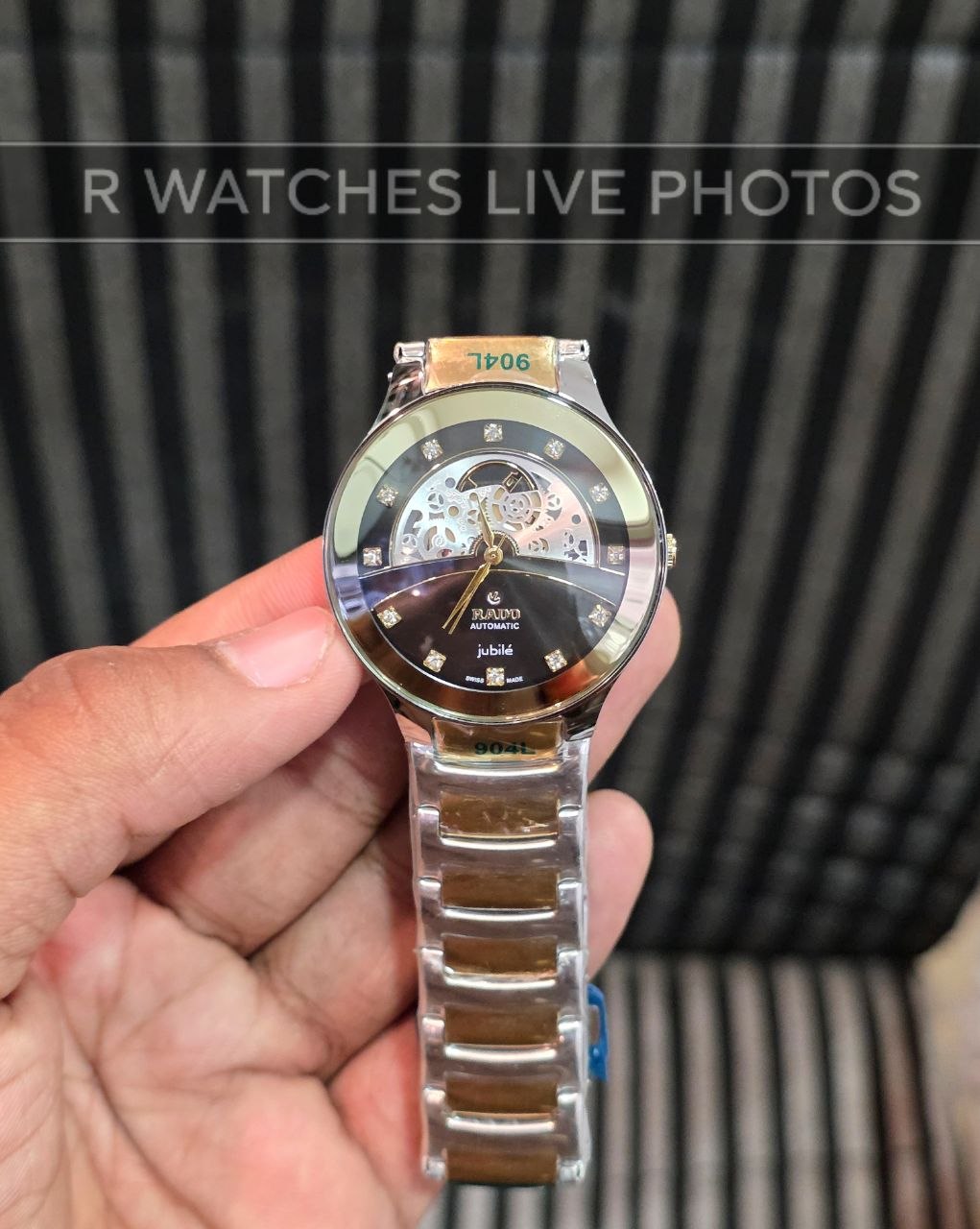 (OS5)📷⭐ Rado new dual tone black (RDP42)