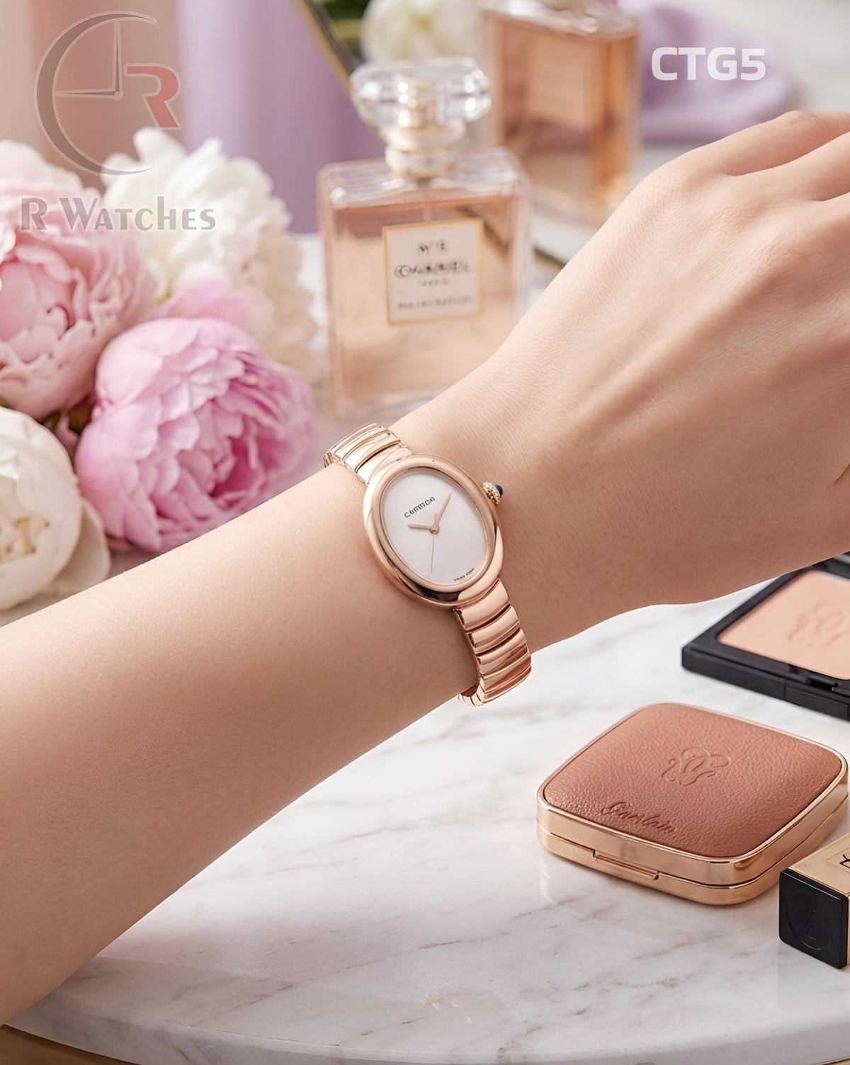 (OS)🖤⭐ Cartier Girls Rose Gold White Dial (CTG5)