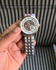 (SS)📷⭐ Rolex Automatic Rose Gold White ( RXAM27)