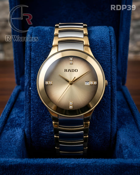 (OS2)🖤⭐ Rado dual tone golden grey (RDP39)