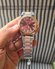 (SS)🖤⬆️⭐ Fossil Rose Gold Brown (FSP16)