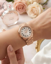 (SS)🖤 Fossil Girls Rose Gold Off White (FSG52)